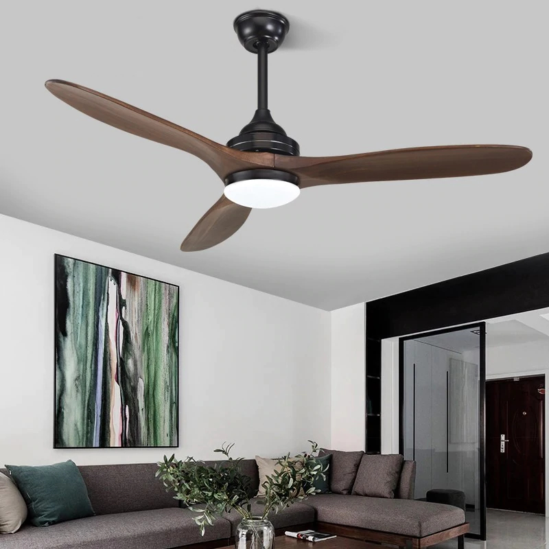 Remote Control Wooden Design Ceiling Fan