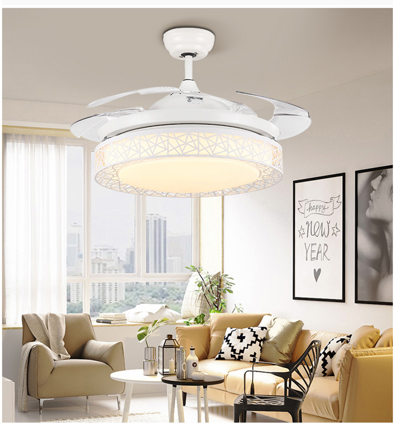 Retro Style Ceiling Fan and LED Lamp