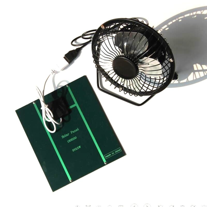 USB Solar Cooling Ventilation Fan