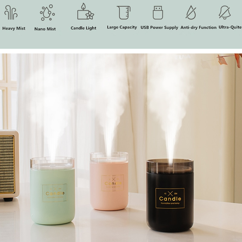 Candle Shaped Ultrasonic Air Humidifier